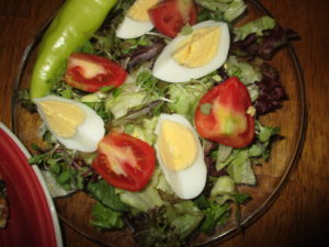 store bought salad dressing salad