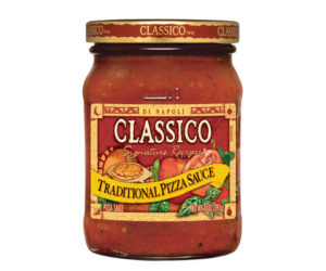 Pizza sauce that is an approved tomato product