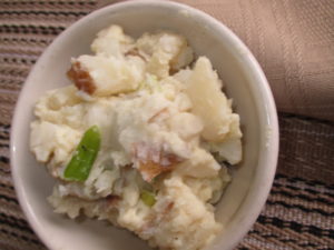 Potato salad that is usually served with Cajun gumbo. 