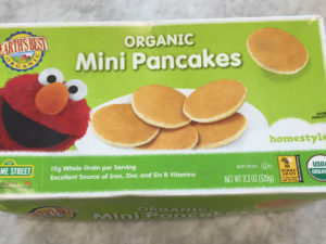 box of whole wheat pancakes for yellow container bread products