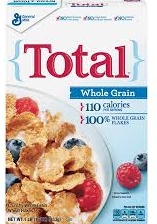 Total whole grain cereal for finding approved cereals list