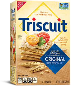Triscuits as yellow container bread product