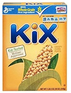 KIX for finding approved cereals list