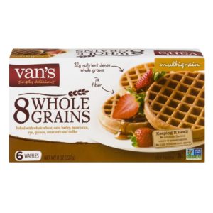 yellow container bread product whole wheat waffles 