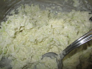 creamy mayo slaw