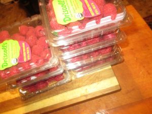 raspberries for Smokey Raspberry Chipotle BBQ Sauce