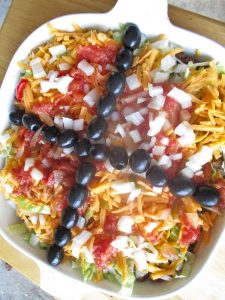 Bowl of 7 Layer Party Dip