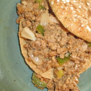 budget meals sloppy joes