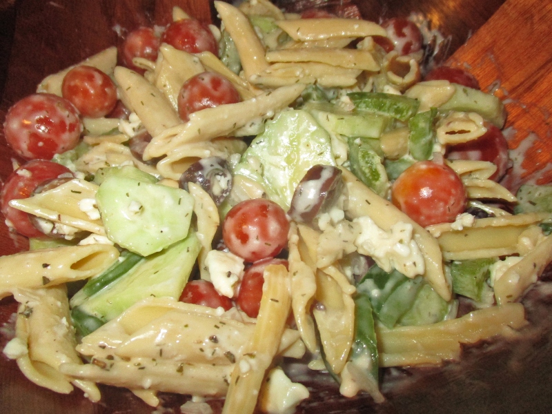 Greek pasta salad