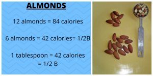 counting nuts 21 day fix almonds