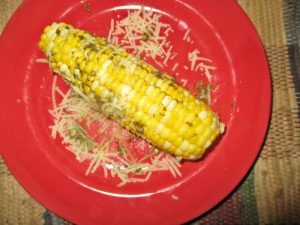 pesto parm corn