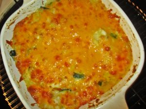 Squash casserole with cheese