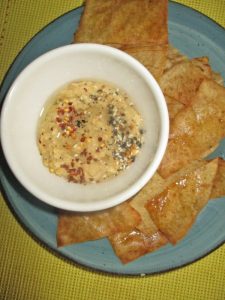 pita chips for Mediterranean Antipasto Platter