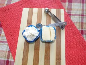 feta and mozzarella cheese for Mediterranean antipasto platter