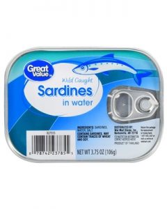 red container foods sardines