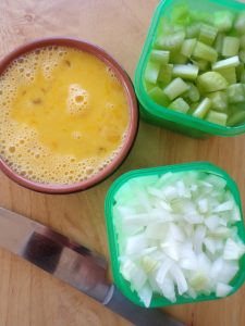 prepped ingredients