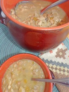 White chicken chili