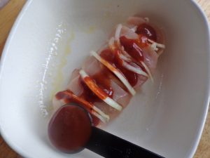 hasselback chicken with bbq sauce