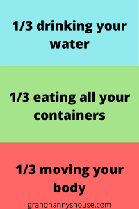 Container Filling Hacks and Tips {Portion Fix/21 Day Fix} - Grandnanny's  House