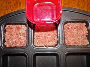 Brownie pan for meatloaf muffins