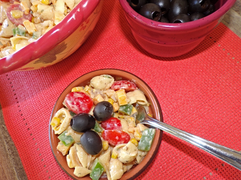 Mexican pasta salad