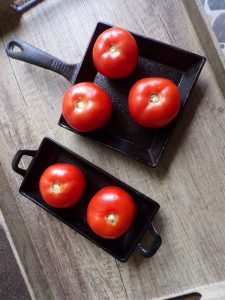 pans for broiled parmesan tomatoes