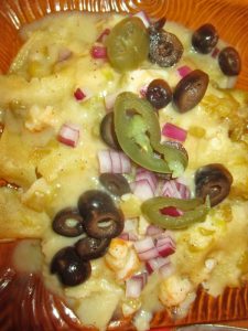 creamy shrimp enchilada for shrimp recipe round up