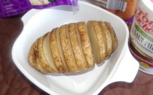 Hasselback Cajun Baked Potatoes the potato