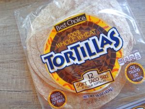 whole wheat tortillas for Folded Pizza Quesadilla