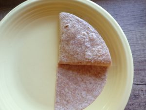 Folded Pizza Quesadilla 3 fold