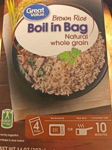 Boil in bag brown rice